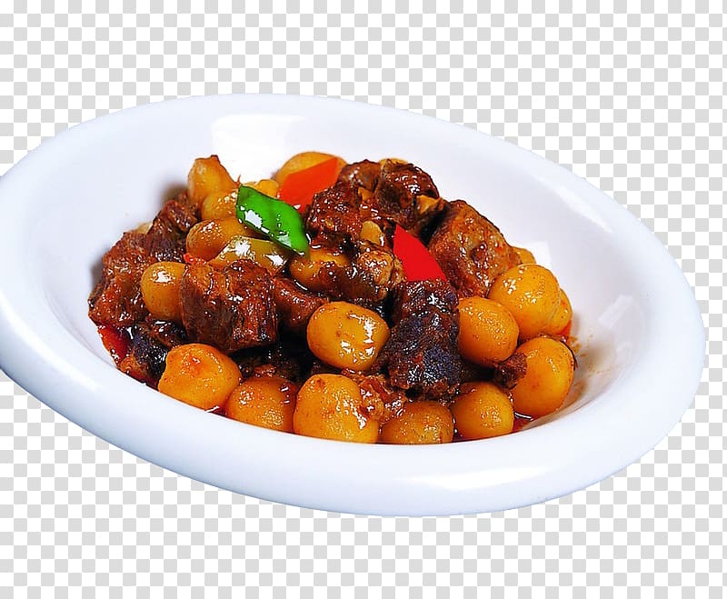 Potato Braising Beef Stew Meat, Small potatoes, braised beef brisket transparent background PNG clipart