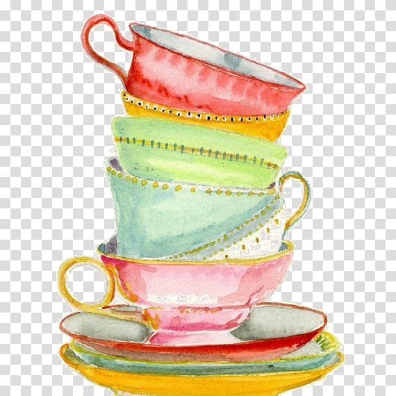 Watercolor painting Tea Coffee Art, tea transparent background PNG clipart