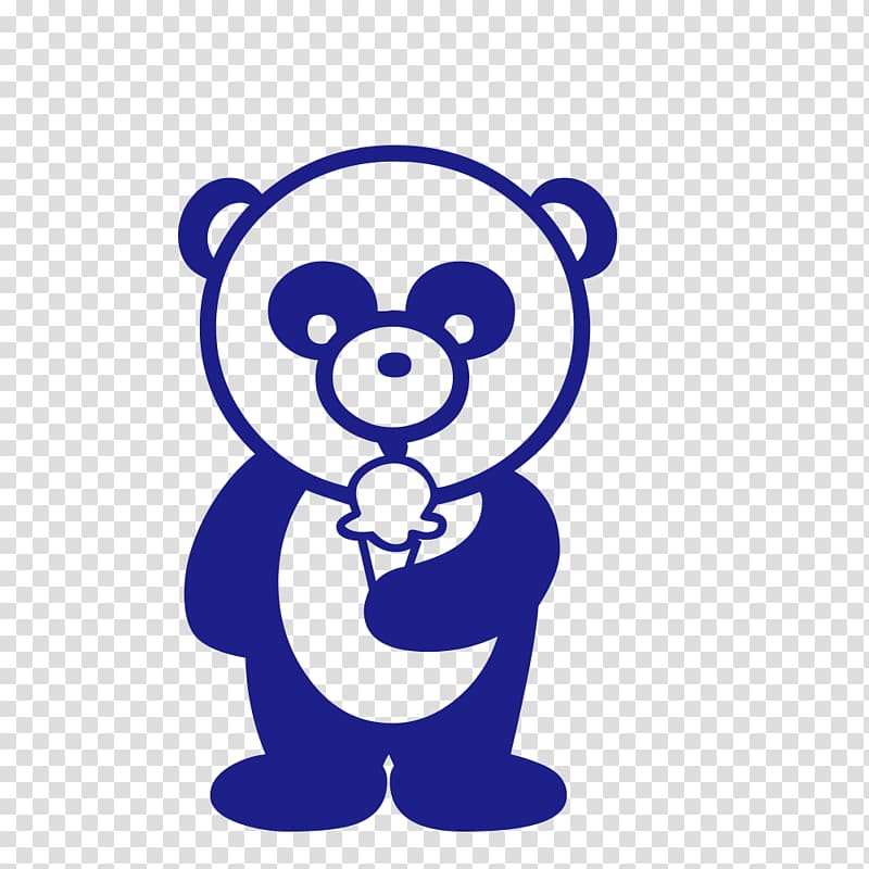 Giant panda T-shirt Paper Decal Sticker, panda transparent background PNG clipart