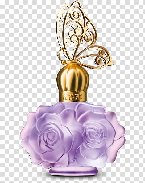 Perfume Anna Sui La Vie De Boheme Eau De Toilette Spray La Vie de Bohème Bohemianism, purple gold crown bottle cologne transparent background PNG clipart