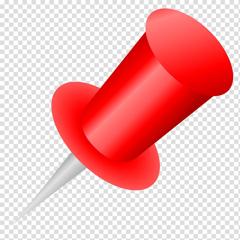 Red push pin 