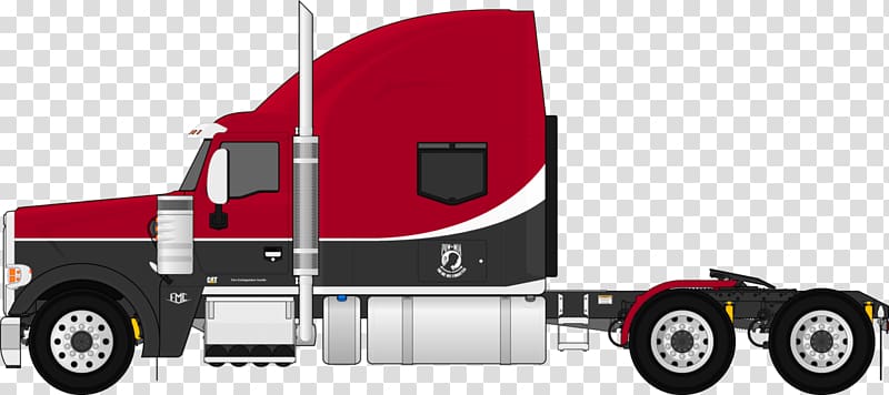 Car Peterbilt Semi-trailer truck Drawing, car transparent background PNG clipart