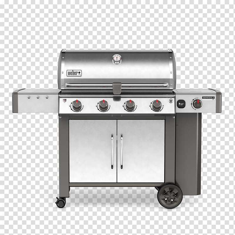 Barbecue Weber-Stephen Products Natural gas Gas burner Propane, barbecue transparent background PNG clipart