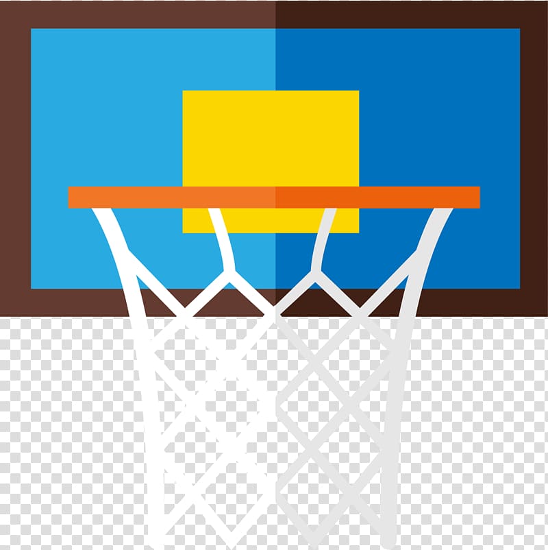 Basketball court Breakaway rim, cartoon style basketball box transparent background PNG clipart