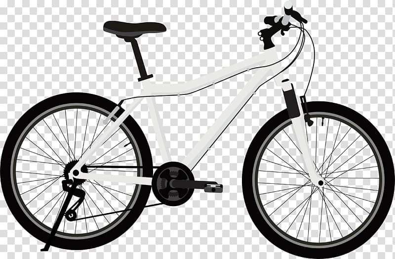 Trek Bicycle Corporation Mountain bike Bicycle frame Hybrid bicycle, White mountain bike transparent background PNG clipart