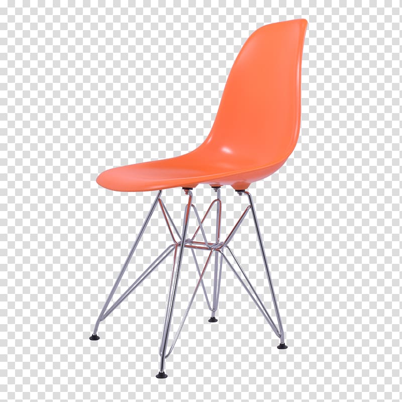 Eames Lounge Chair Wire Chair (DKR1) Charles and Ray Eames Plastic Side Chair, chair transparent background PNG clipart