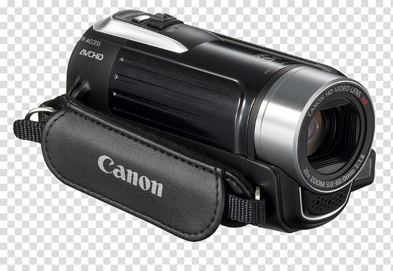 Video camera Camcorder Memory card Computer data storage Canon, Camera,black transparent background PNG clipart