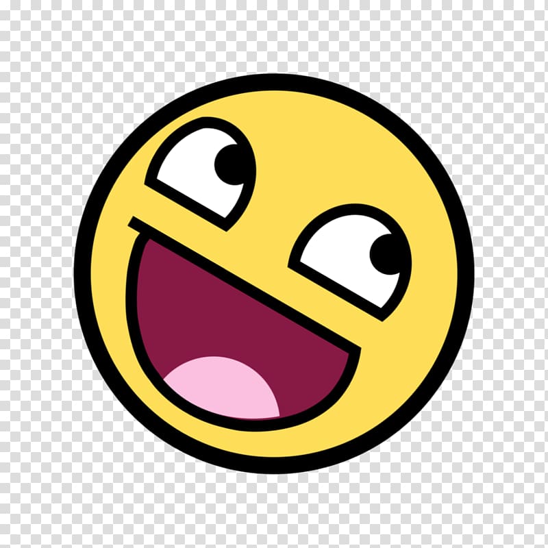 Troll Face Blue Emoji