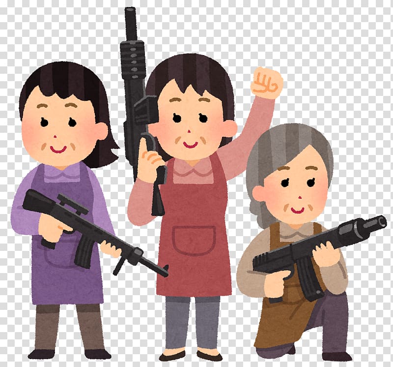 いらすとや Illustrator Child Japanese macaque Airsoft Guns, asian family transparent background PNG clipart