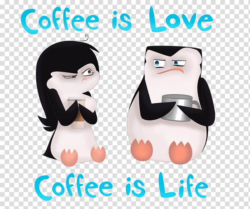 Coffee Penguin Love Hamburger, Coffee transparent background PNG clipart