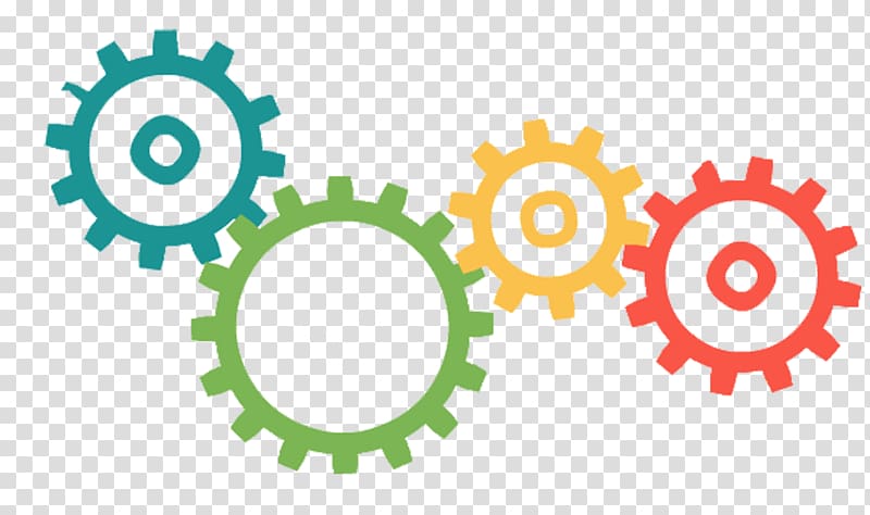 multicolored machine part , Company Industry Service Management Nearfield Systems Inc., Color gears transparent background PNG clipart