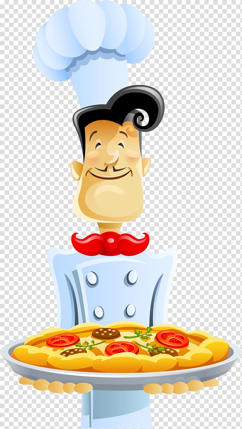 Chef Cartoon , cooking pan transparent background PNG clipart