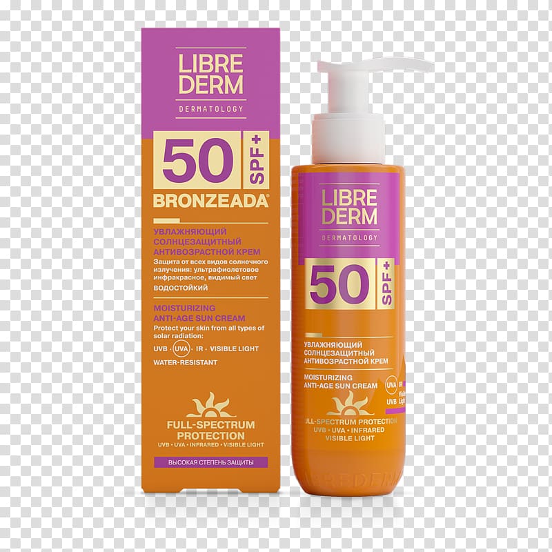 Sunscreen Lotion Cream Factor de protección solar Sun tanning, Spf50 transparent background PNG clipart