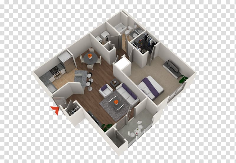 Highland View Apartments House Floor plan Highland Avenue, house transparent background PNG clipart