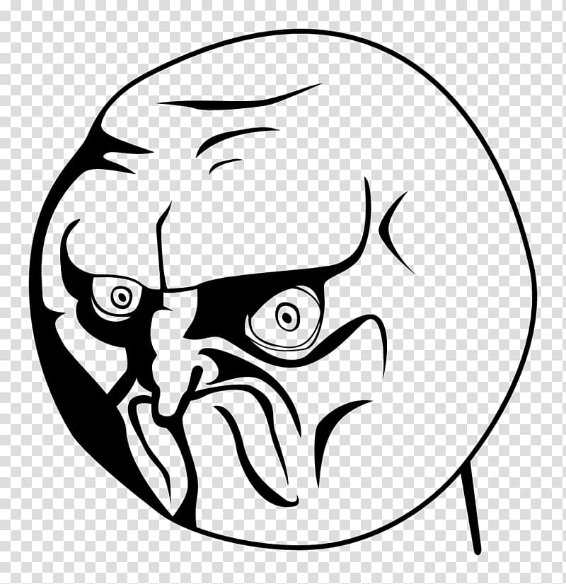 Rage Comic Internet Meme Trollface Know Your Meme PNG, Clipart, Area, Art,  Artwork, Black, Black And