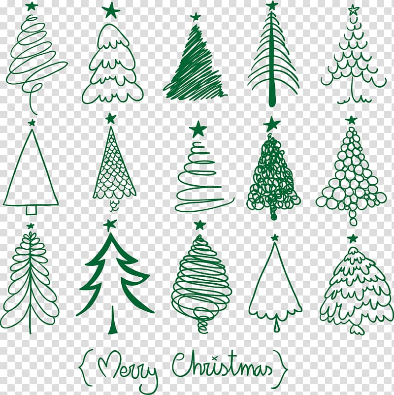 Christmas tree Drawing Christmas and holiday season Christmas ornament, Christmas tree design, transparent background PNG clipart