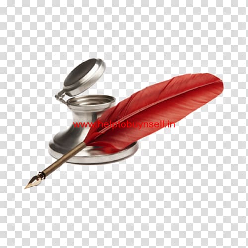 Paper Quill Pen Writing implement Inkwell, pen transparent background PNG clipart