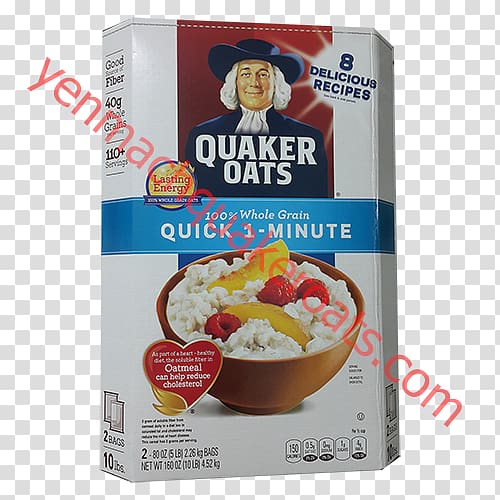 Quaker Instant Oatmeal Breakfast cereal Quaker Oats Company, breakfast transparent background PNG clipart