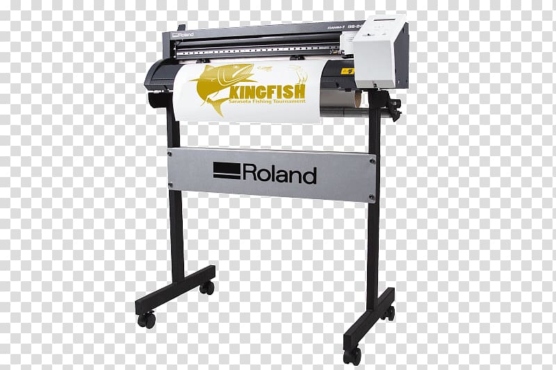 Vinyl cutter Roland Corporation Printing Wide-format printer Machine, printer transparent background PNG clipart
