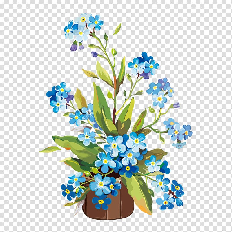 Flower Gouache Painting , Full star body advertising transparent background PNG clipart