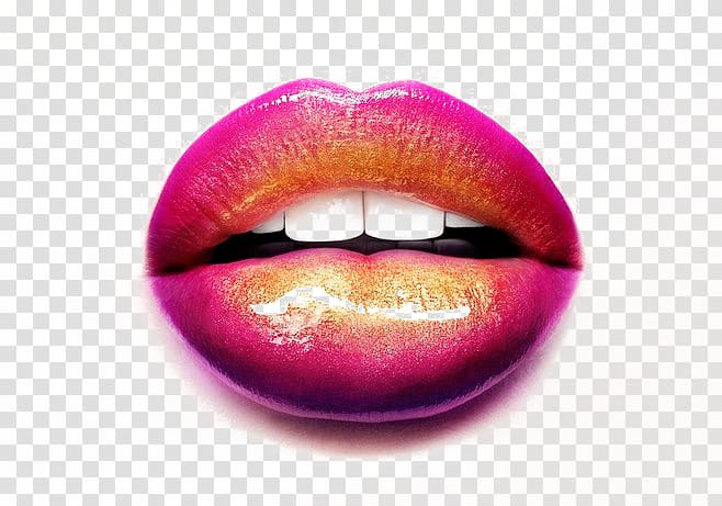 pink lip, Lipstick Cosmetics, Lipstick transparent background PNG clipart