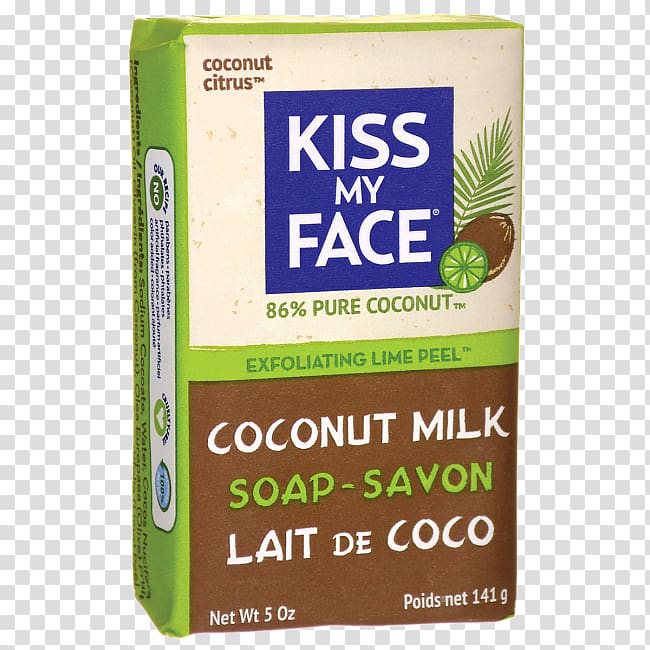 Kiss My Face Coconut milk Lotion Soap, soap transparent background PNG clipart