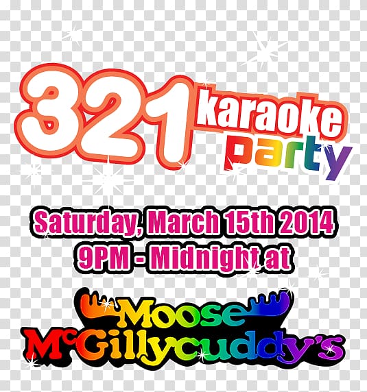 Brand Moose McGillycuddy's Logo , Karaoke Party transparent background PNG clipart