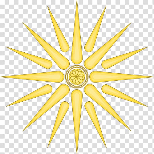 Vergina Sun Macedonia Ancient Greece Argead dynasty, others transparent background PNG clipart