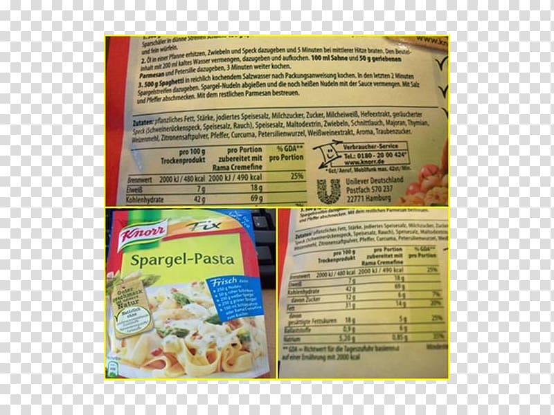 Pasta Food Recipe Knorr Gratin, Pasta box transparent background PNG clipart