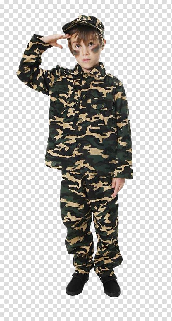 Soldier Costume party Military camouflage Child Military uniform, Soldier transparent background PNG clipart
