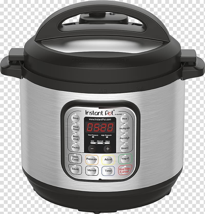 Pressure cooking Slow Cookers Instant Pot IP-DUO60, cooking transparent background PNG clipart