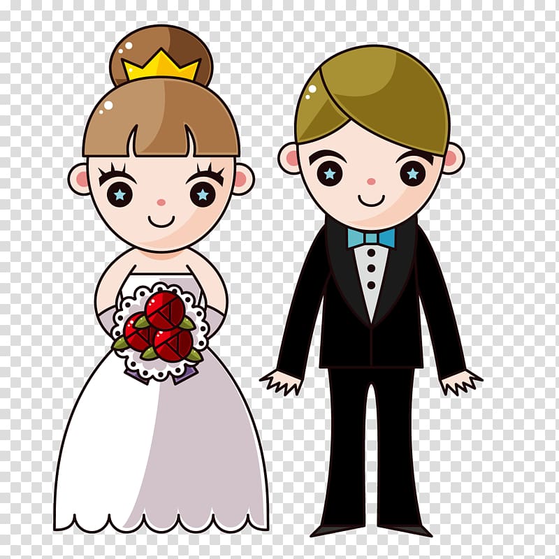 Wedding invitation Bridegroom, Holding the bride and groom transparent background PNG clipart