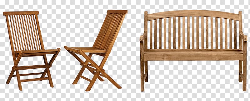 Garden furniture Chair Teak furniture Table, Patio furniture transparent background PNG clipart