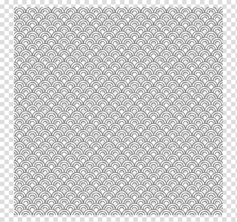 black geometric print illustration, Placemat Point Black and white Angle Textile, scale shading transparent background PNG clipart