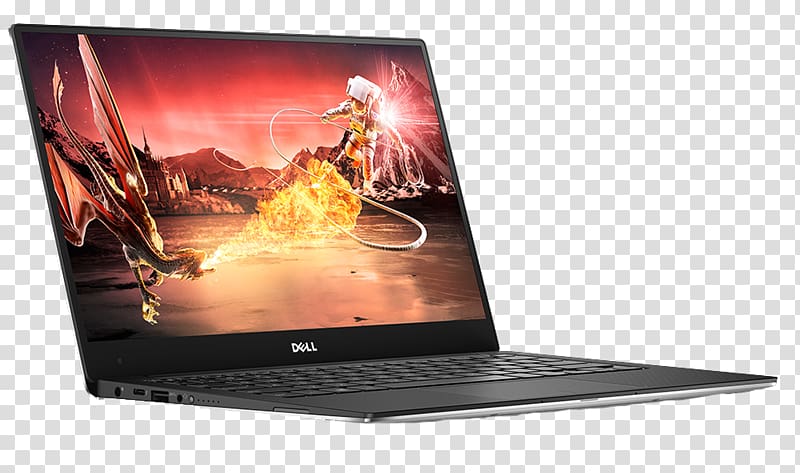 Laptop Dell XPS 13 9360 Intel Core i7, Laptop transparent background PNG clipart
