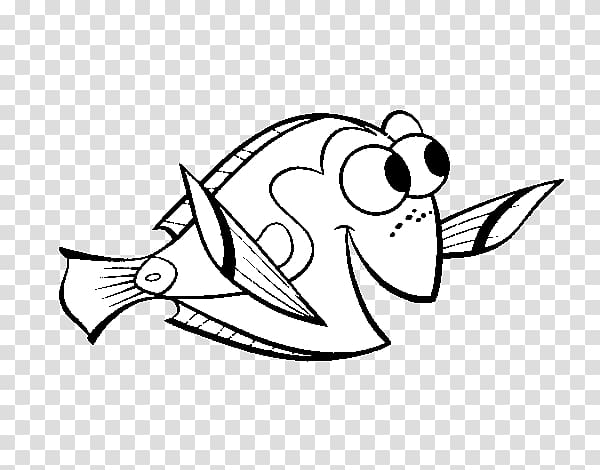 Coloring book Finding Nemo Adult Child Blue Tang, rox rouky transparent background PNG clipart