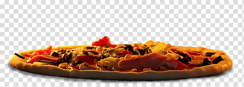 Pizza American cuisine Hot dog Junk food European cuisine, delicious pizza transparent background PNG clipart