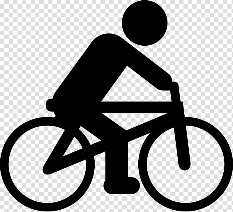 Bicycle Cycling Silhouette Party bike, cyclist icon transparent background PNG clipart