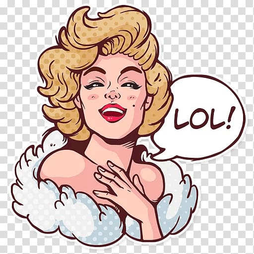 Marilyn Monroe Sticker Wall decal Telegram , marilyn monroe transparent background PNG clipart