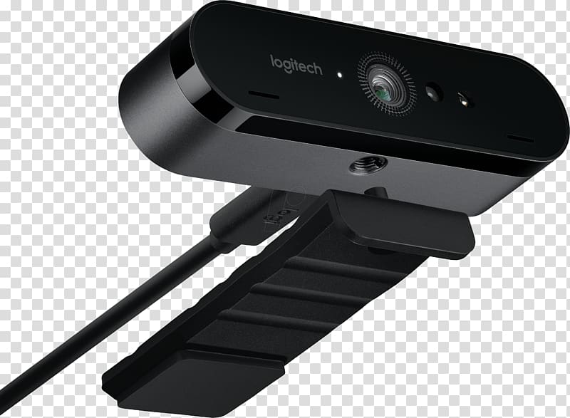 Webcam Camera Logitech Ultra-high-definition television High-dynamic-range imaging, web camera transparent background PNG clipart
