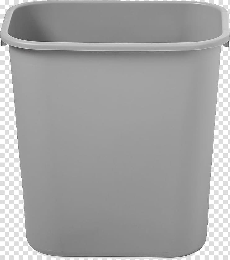 gray plastic bucket, Waste container Plastic Icon, Trash can transparent background PNG clipart