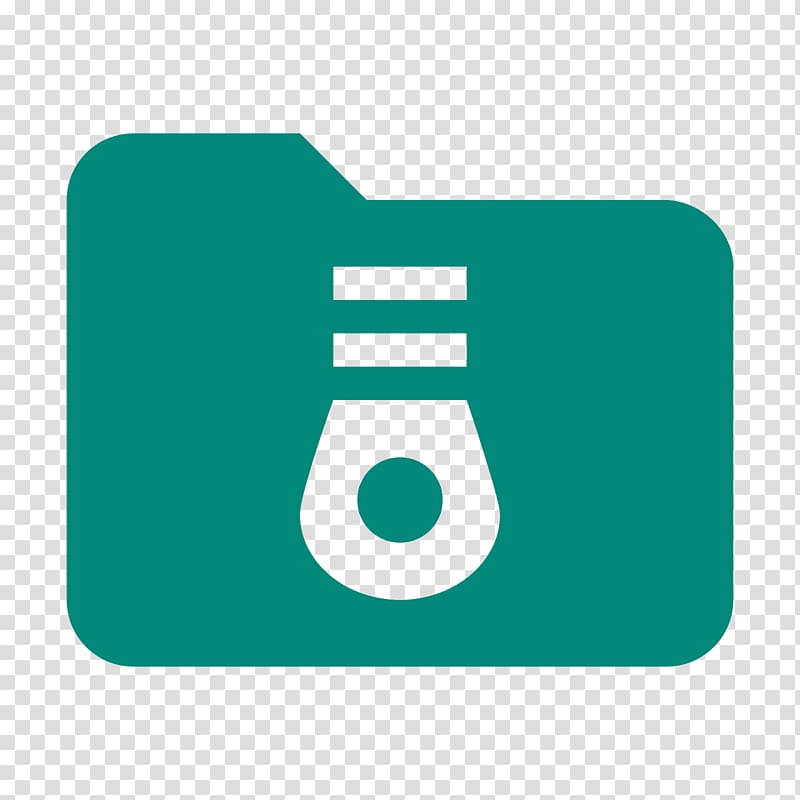 Green Teal Logo, archive folder transparent background PNG clipart