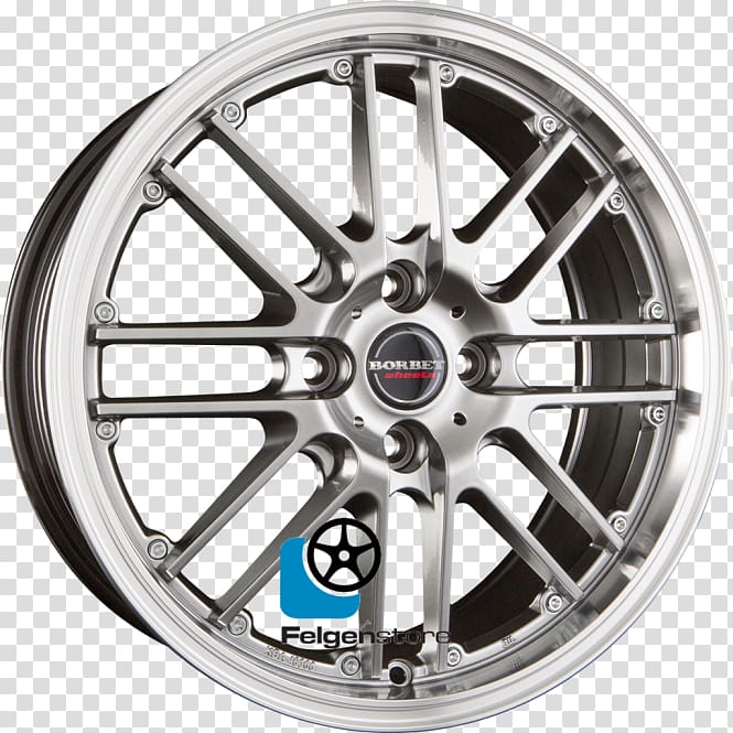 Alloy wheel Rim Autofelge Car Gunmetal, car transparent background PNG clipart