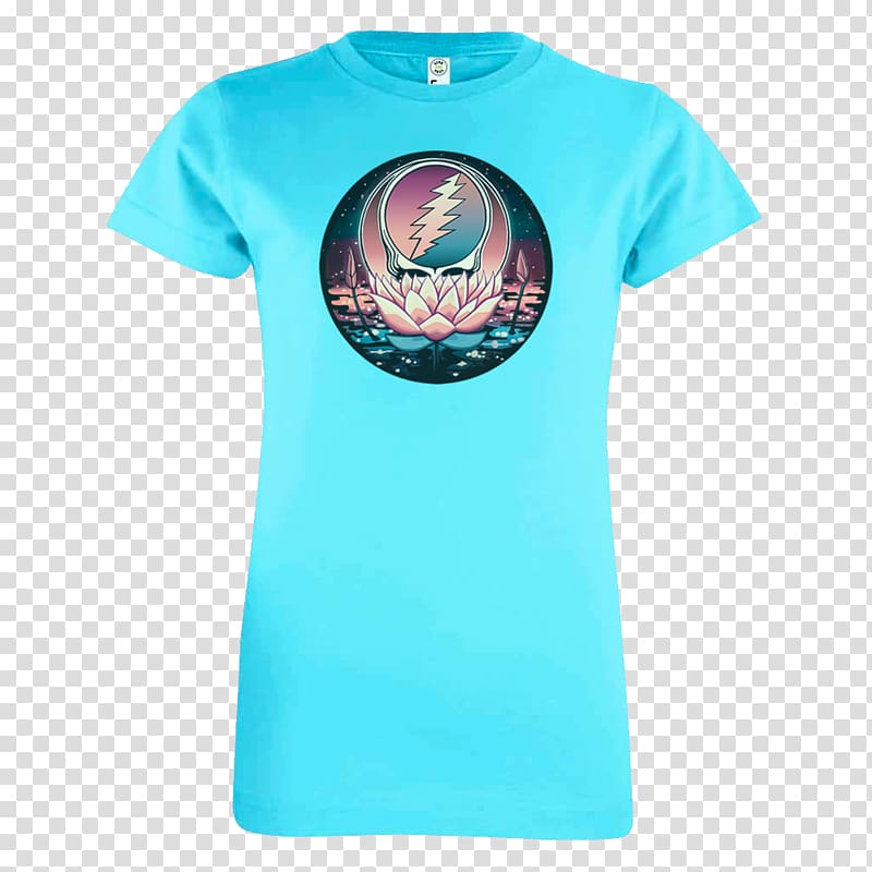T-shirt Grateful Dead Steal Your Face Sleeve Bluza, T-shirt transparent background PNG clipart