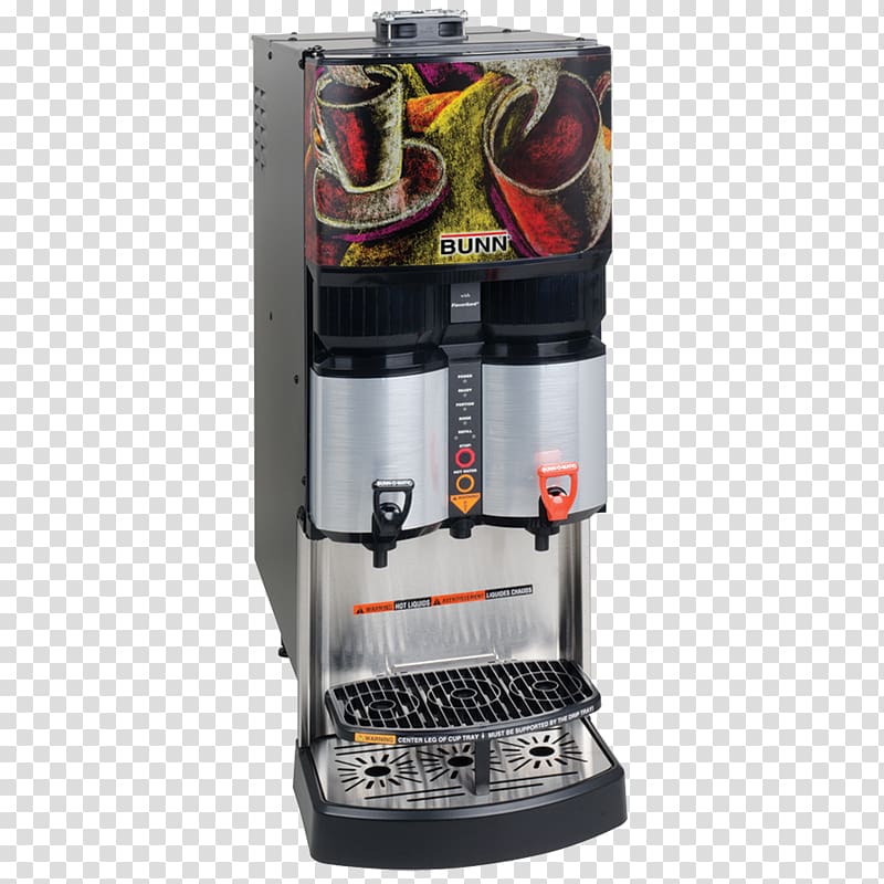 Coffeemaker Espresso Bunn-O-Matic Corporation Cafe, convenience store transparent background PNG clipart
