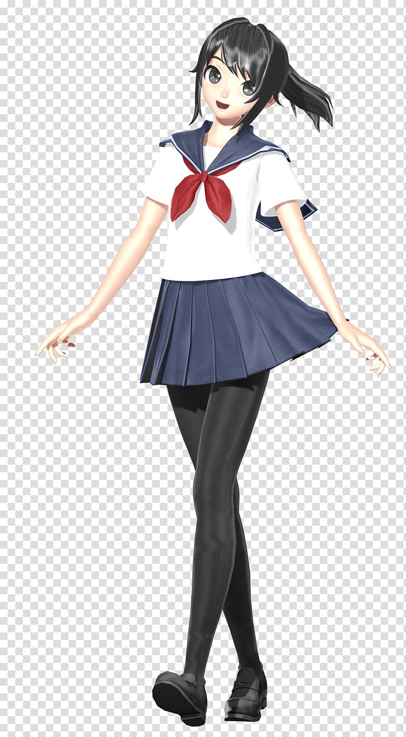 Yandere Simulator Character Clothing, Chan transparent background PNG clipart
