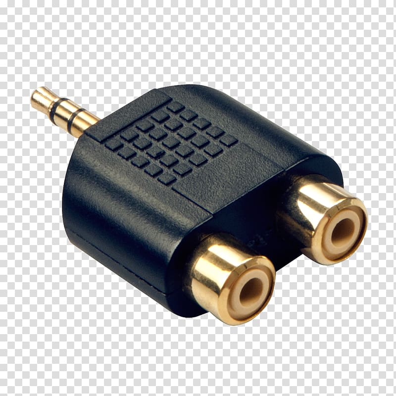 Adapter RCA connector Phone connector Stereophonic sound Audio, others transparent background PNG clipart