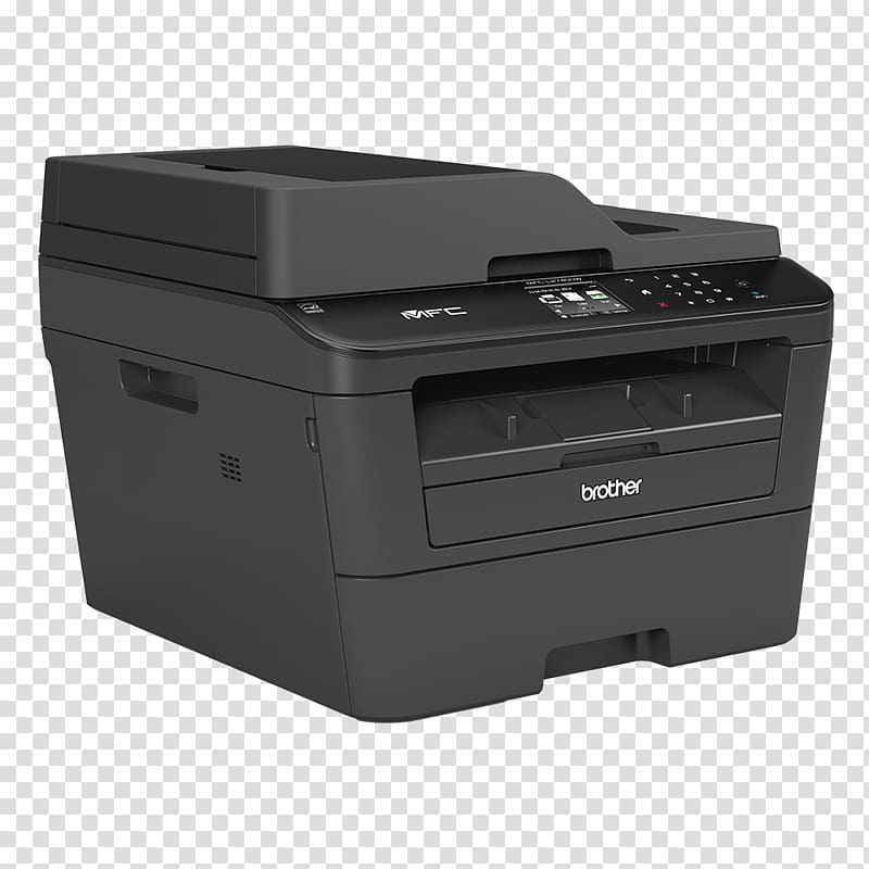 Brother MFC-L2740 Multi-function printer Brother Industries Laser printing, printer transparent background PNG clipart