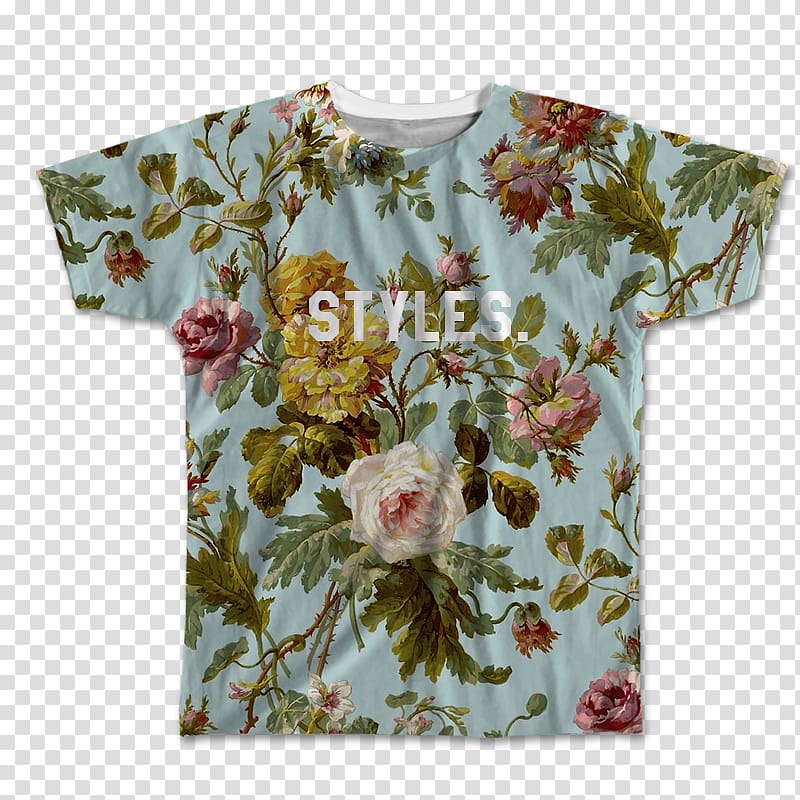 T-shirt Harry Styles: Live on Tour Floral design Pop music, Harry Styles 2018 transparent background PNG clipart