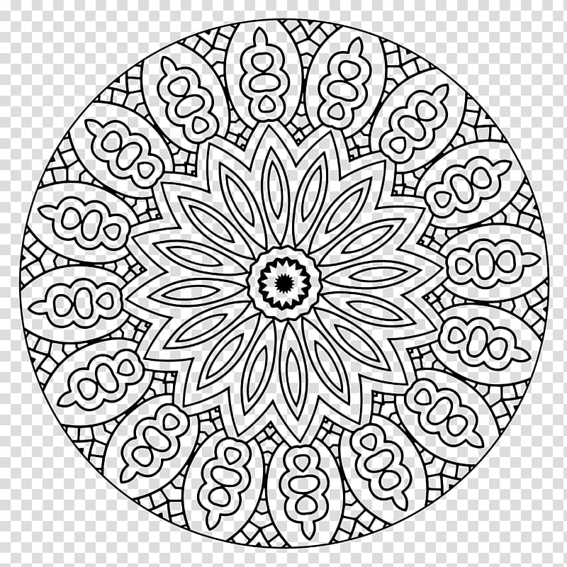 Line art, mandala animal transparent background PNG clipart